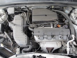 2002 Honda Civic LX White Sedan 1.7L AT #A22462